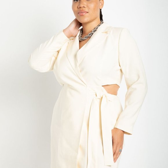 Blazer Dress with cut out details - Picture 2 of 3